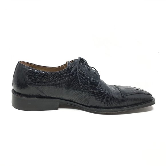 David Eden Oxfords Shoes Size 9.5 Black Croc Liz main image 4
